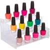 Acrylic Display Riser Step Stand Nail Polish Organizer Tiered Spice Rack Display Shelves for Collectibles Toys Action Figures