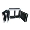 Dual Case double twins rack road flight case for Pro PA system