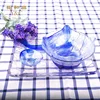 Modern simple glass tableware four - piece set bowl set