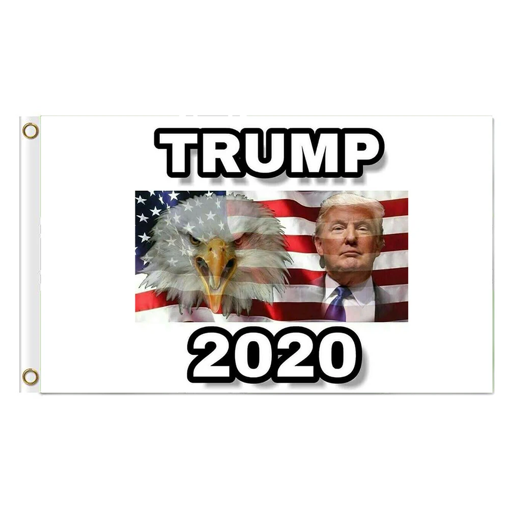 Trump Eagle 2024 Flag Reelect American Flag With 2 Metal Grommets 3x5