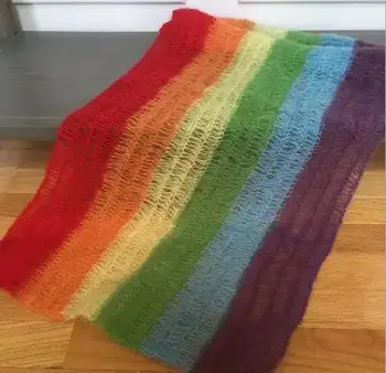 rainbow newborn wrap