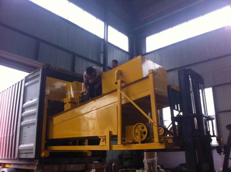 Land use Gold Washing Plant with gold separators