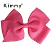 U PICK COLOR Cotton Bow, Fabric Hair bow 4 girls on Clip, pinwheel knot bow, blue, pink,white, black, red, ivory, mustard