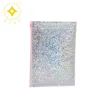 Holographic Plastic Clear Bubble Swim wear makeup store Zipper pink bubble bag