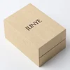 luxury packing recycled brown kraft printed packaging closing gift paper box