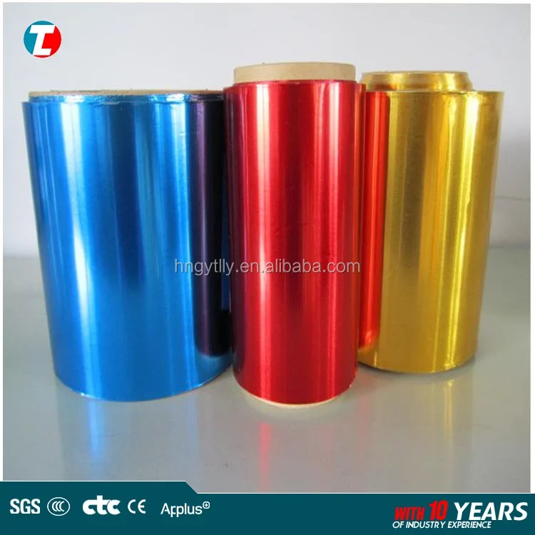 colored aluminum foil