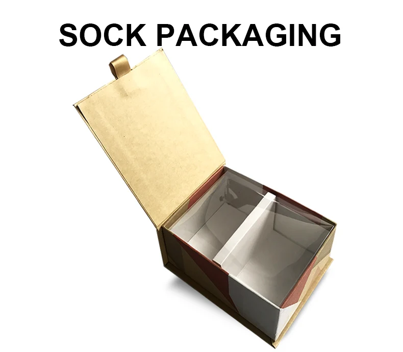Hc Packaging Wholesale Custom Sock Box Luxury Sock Packaging Cardboard