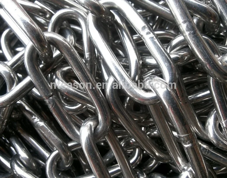
stainless steel link chain commercial chain alloy steel high strength lifting chain 
