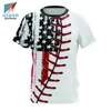 Micro Soft Fiber Promotional Dye Sublimation Printing Custom Softball Jersey