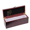 custom wood wine bottles box glossy lacquer gift storage packing wine box with buckle