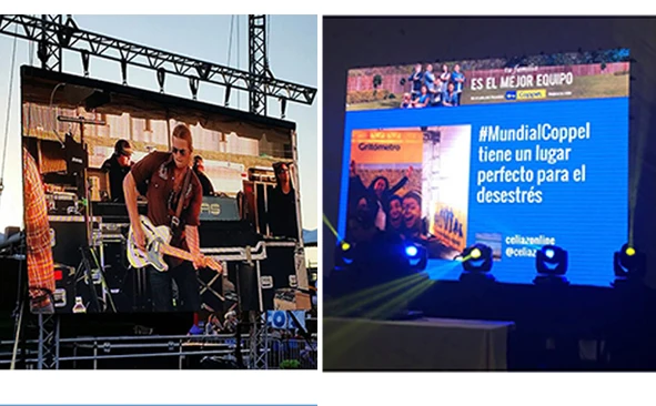 5500nits P3.91 Stage Rental LED Display 500x500 LED Cabinet 48W