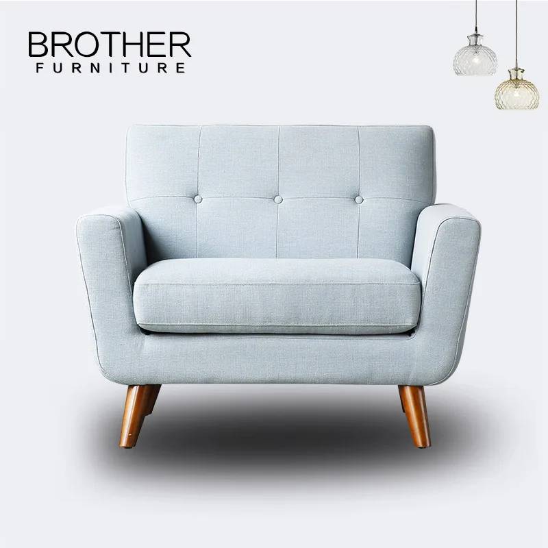 Elegant Luxury Furniture Promotion Thickened Cushion Single Sofa
