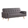 High quality Home living room gray sleeper sofa cama used fabric sofa beds