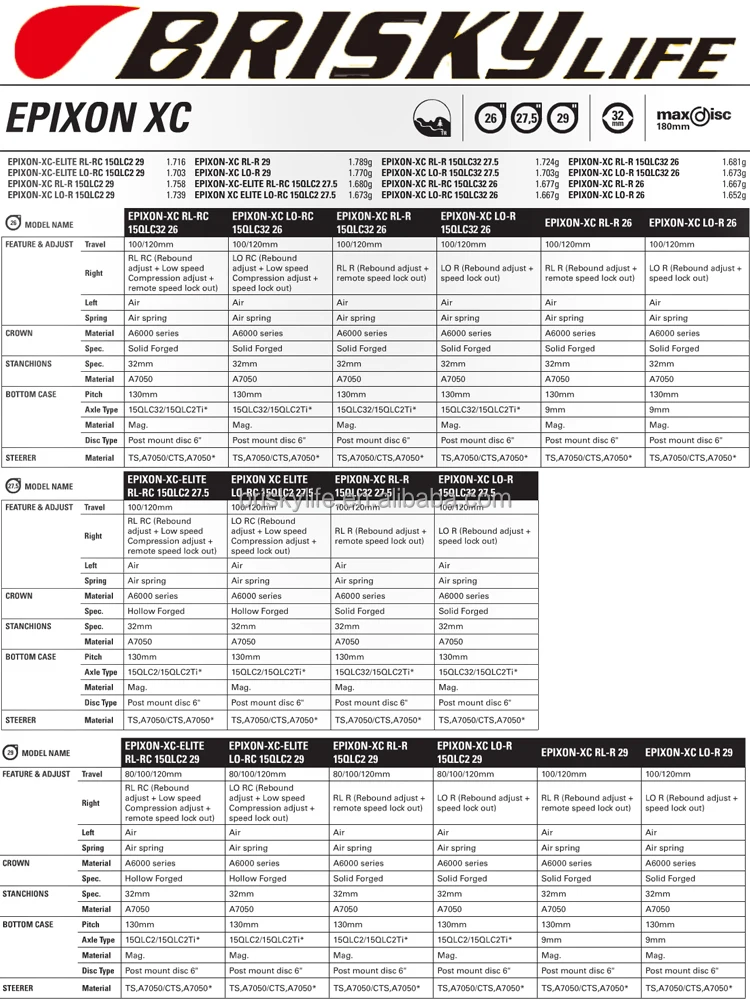 mountain bike suspension fork 26