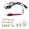 FRANKEVER Wood burning kit 30W for craft artwork tools with temperature controller