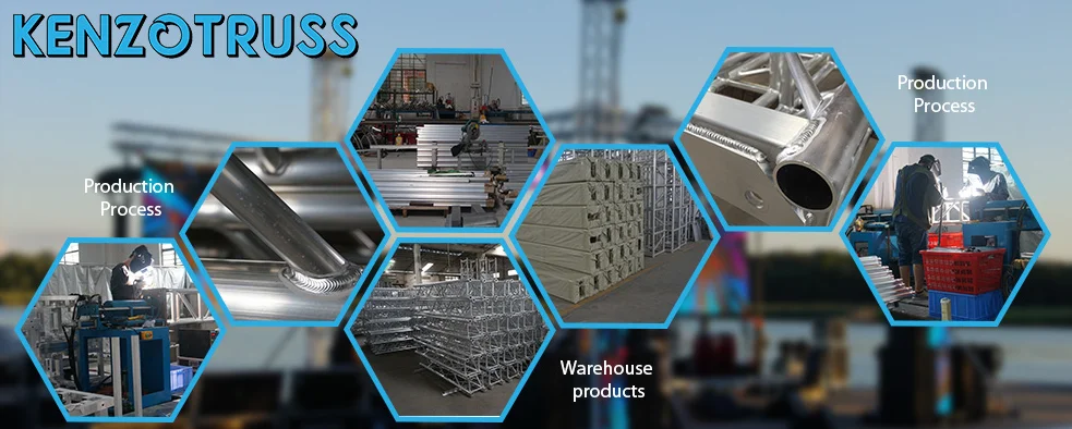 Customized Aluminum Portable Stage Truss Light Truss System