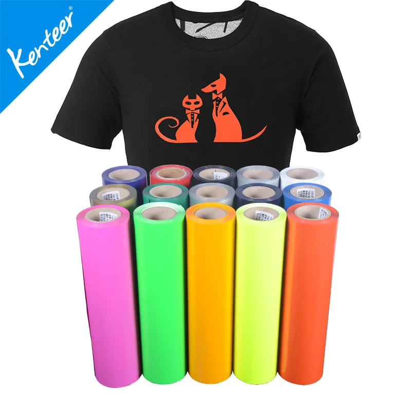 Kenteer Flex Pu Heat Transfer Vinyl For Sport Jersey Number