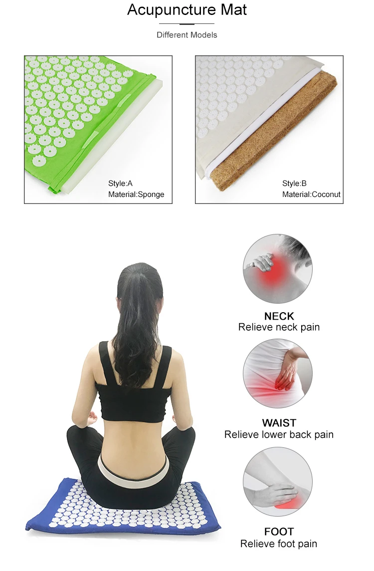 Back Massage Mat Wholesale Fitness Removable And Washable Acupuncture