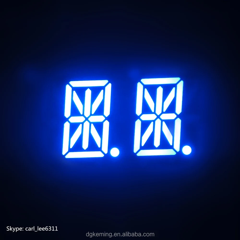 14 segment display PDA54-11srwa / PDC54-11srwa DUAL ALPHANUMERIC