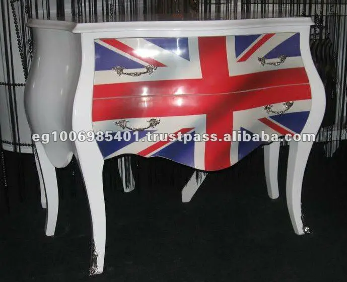 Union Jack Commode French Antique Furniture Reproductions Cabinets