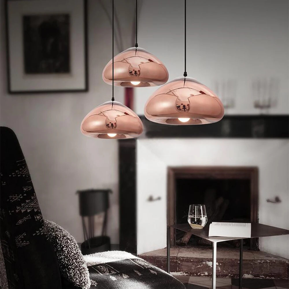 Vendita caldo semplice stile contemporaneo lampadario in vetro ... Lampade A decorazione Sospensione