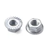 wholesale Carbon Steel Color Zinc Plated Hex Flange Nuts