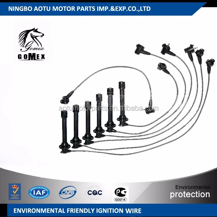 High Voltage Silicone Ignition Wire Set Ignition Cable Kit Spark Plug