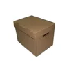 Customized novel with brown flexo printed packaging box for documents