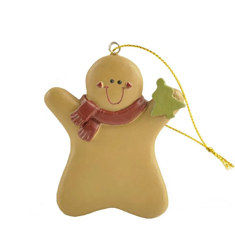 Home decoration christmas gingerbread ornament with tree xmas ornaments