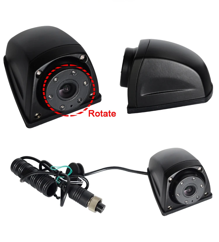 Side / Rear View Camera System For Heavy Duty Vehicle For Caravan Bus