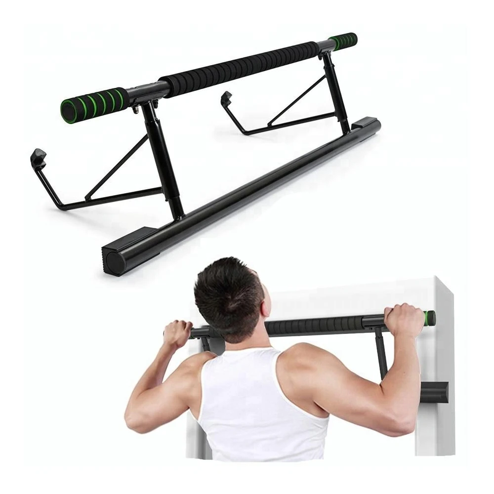 No Screws Gym Door Mounted Doorway Pull Up Bar