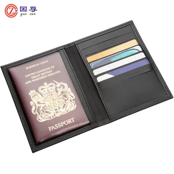 Real Leather Passport Holder Cover / Leather Uk British Passport Holder