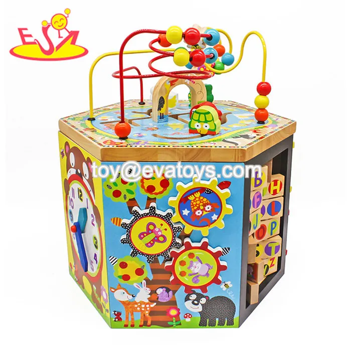 New Hottest Educational Wooden Cube Box Game For Children Ages 1 And Up