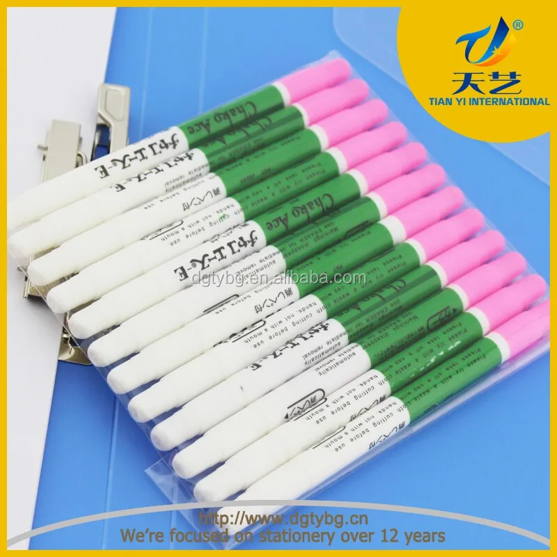 Dry And Wet Erase Ink Marker Water Soluble Fabric Marker Pens Air