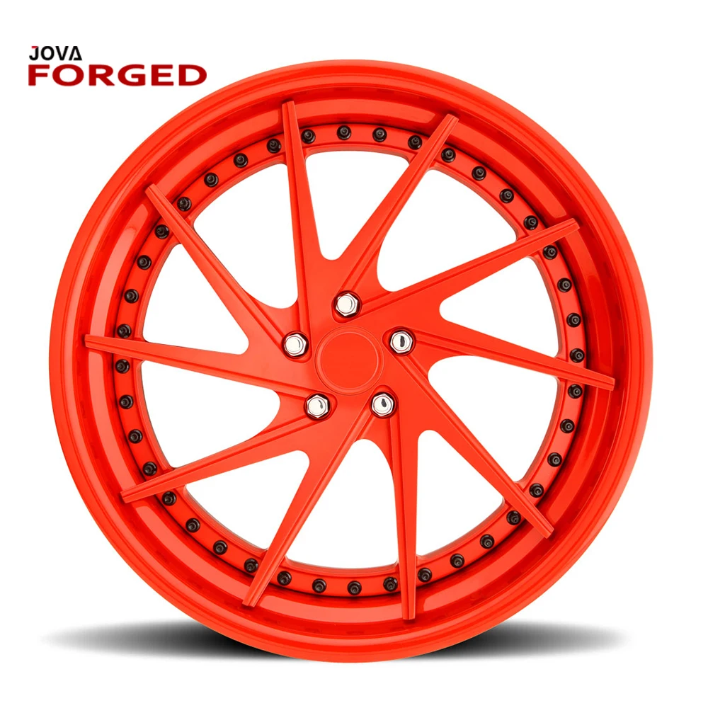 Customized 20 21 22 24 Inch Red 10 Lug Sport Car Aluminum Alloy Wheel ...