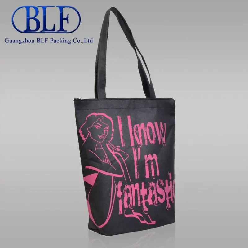 black non woven cheap recycle shopping bag.jpg