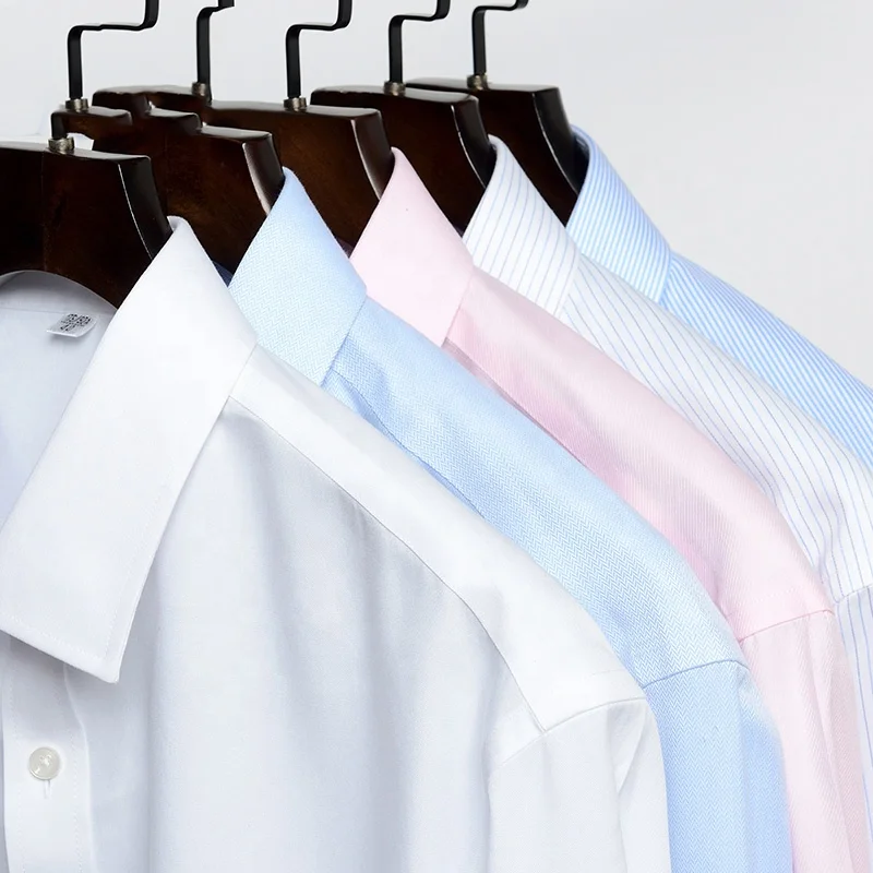 
wholesale 100 cotton non ironing mens business office formal shirts 