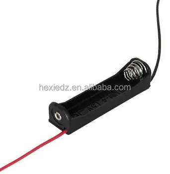 Plastic 1 a 1 5v Battery Holder With Red And Black Lead Wire Buy Battery Holder Battery Holder 9 Volt Battery Holder Product On Alibaba Com