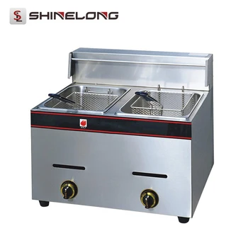 K037 Kitchen Equipment Countertop Stainless Steel Deep Fryer Buy