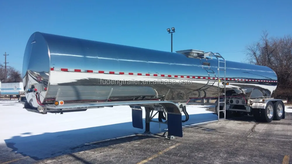 Stainless Steel Liquid Food Transport Semi Trailer 3060m3 Milk