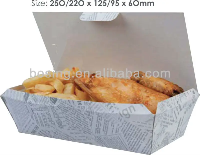 fish and chips box