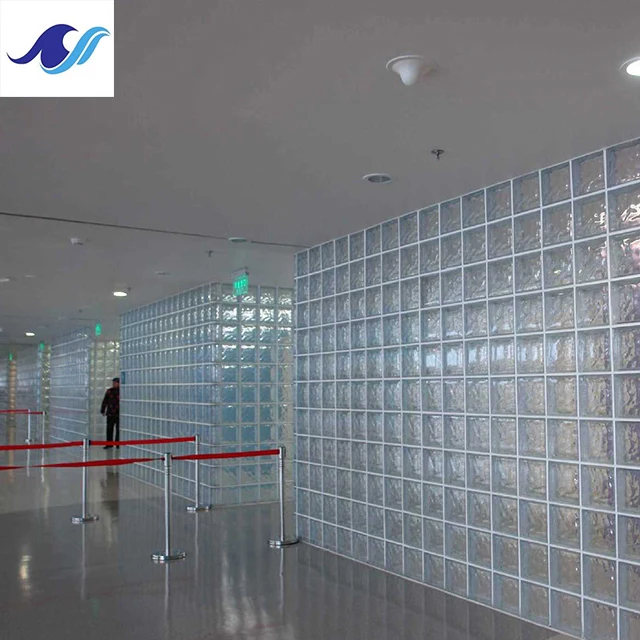 190x190x80mm Crystal Parallel Glass Block Design In The Philippines