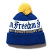 Wholesale Fashion Animal Warm Kids Free Knitted Pom Beanie Puffball Women's Custom Winter Hat