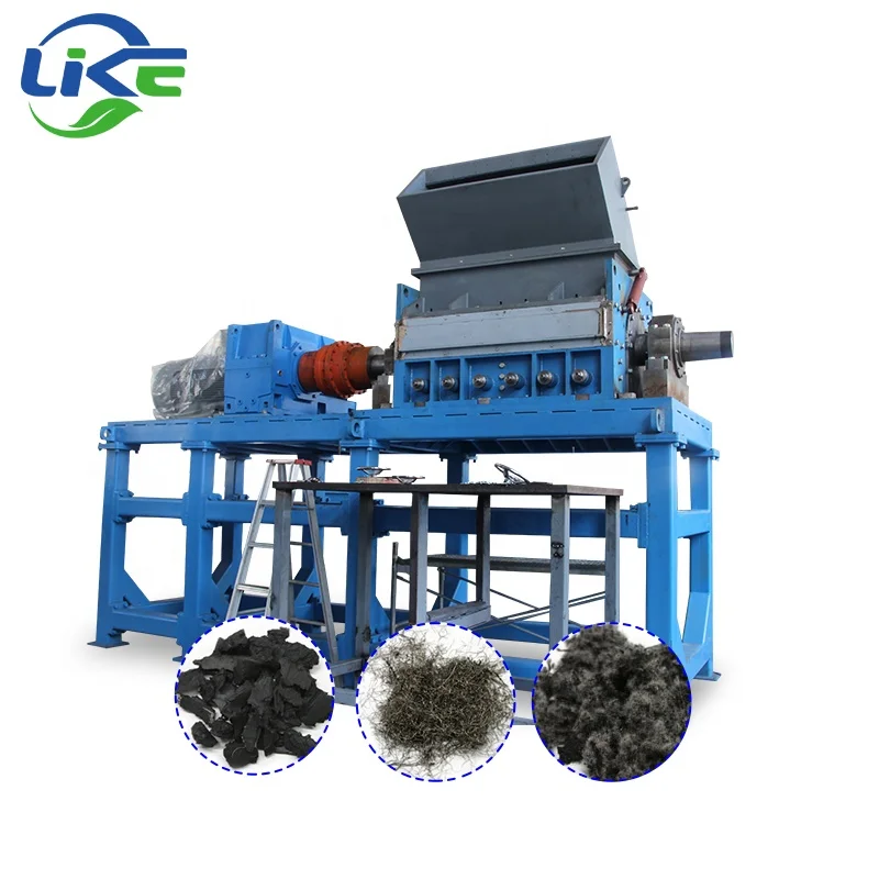 Rubber Tire Mulch Machine Rubber Landscape Mulch Tire Recycling Machine