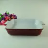 Shallow Baking Pan Ceramic Baking Dish Ceramic Oven Tray Square Ceramic Baking Dish