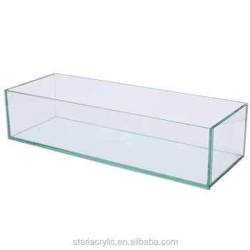 Clear Acrylic Plastic Vision Trough Lucite Flower Vase Seed Box