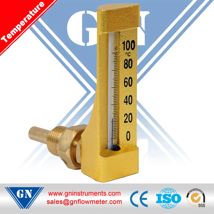 hot water temperature gauge for pipeline