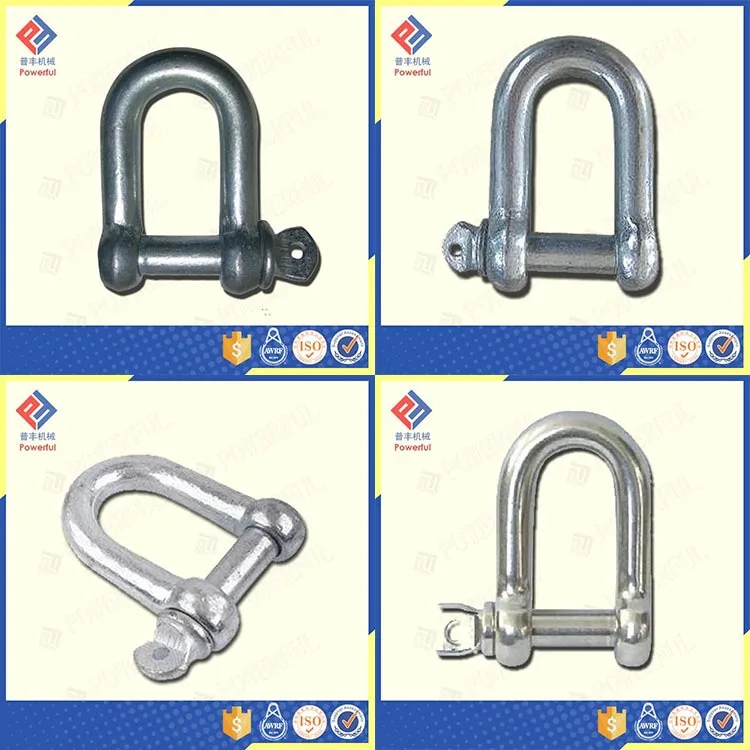 E/galv. Steel European Type Large Crane Shackle Buy Crane Shackle