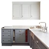 white color cherry wood/ rubber wood/hard maple kitchen cabinet