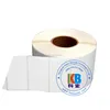 Thermal transfer barcode printer cheap QR code printing blank adhesive paper label sticker